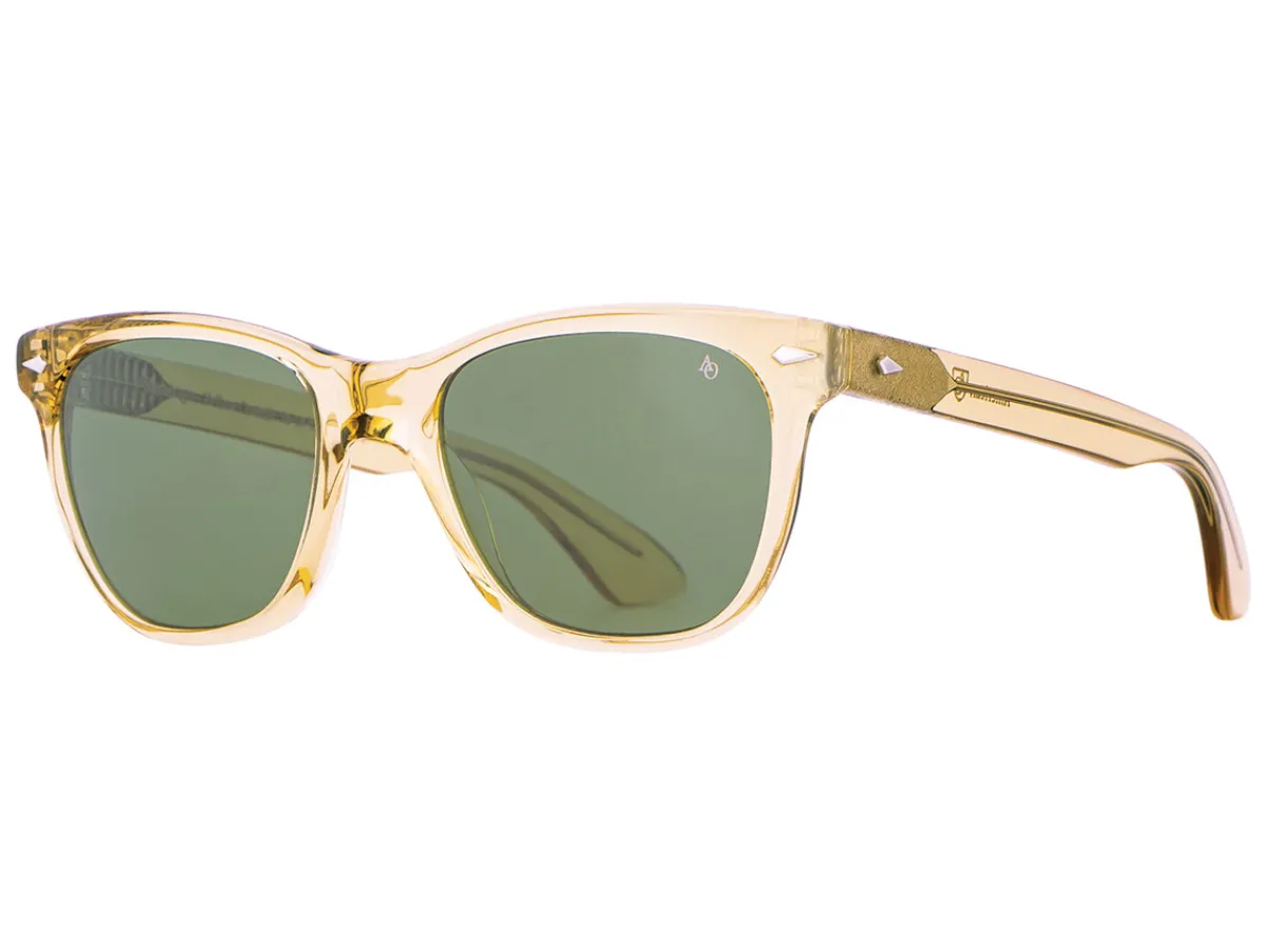 Sunglasses | Eyewear<American Optical Saratoga Yellow Crystal Green Nylon Lens