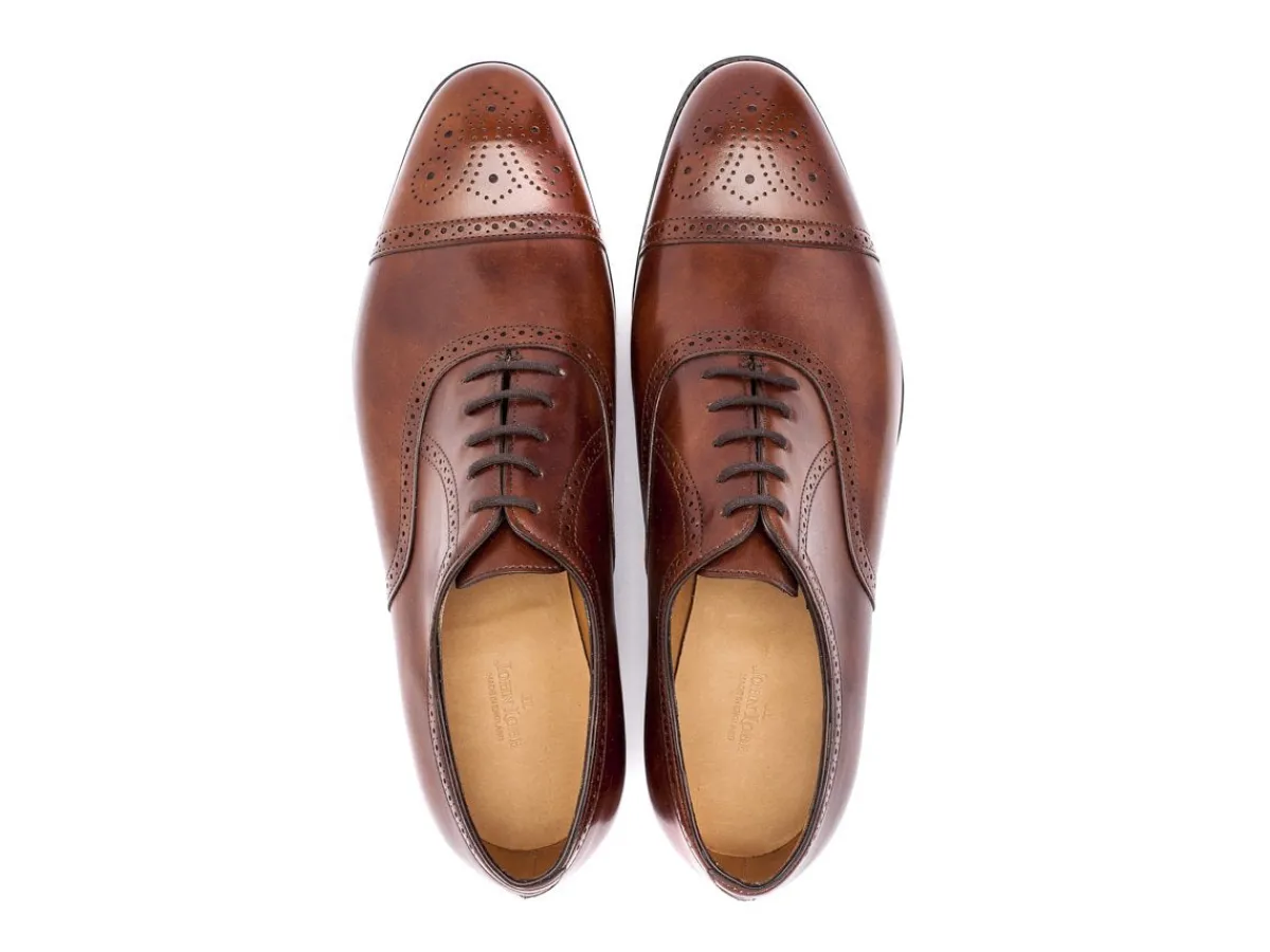 Wide Fitting | Oxfords<John Lobb Saunton Bracken Misty Calf EE-width