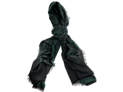 Scarves<Rubinacci Scarf Diamond Pattern Green