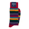 Socks<Corgi Seven Stripe Socks Red