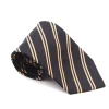 Ties<Double Monk Silk Tie Repp Stripe