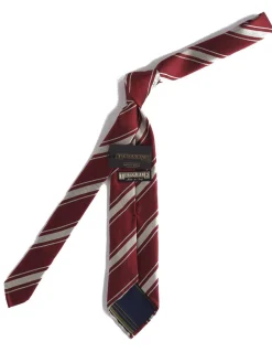 Ties<Tie Your Tie Silk Tie Repp Stripe Red