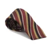 Ties<Tie Your Tie Silk Tie Thin Repp Stripe Red & Gold