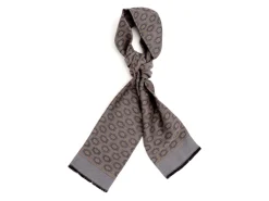 Scarves<Simonnot Godard Silk Wool Ascot Beige