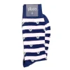 Socks<Corgi Skull Stripe Socks Pink
