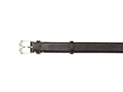 Belts<Il Micio Slim Handmade Calf Leather Belt Black