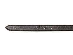 Belts<Il Micio Slim Handmade Calf Leather Belt Black