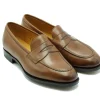 Summer Shoes | Penny Loafers<Edward Green Sloane Burnt Pine Antique Calf