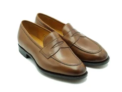 Summer Shoes | Penny Loafers<Edward Green Sloane Burnt Pine Antique Calf