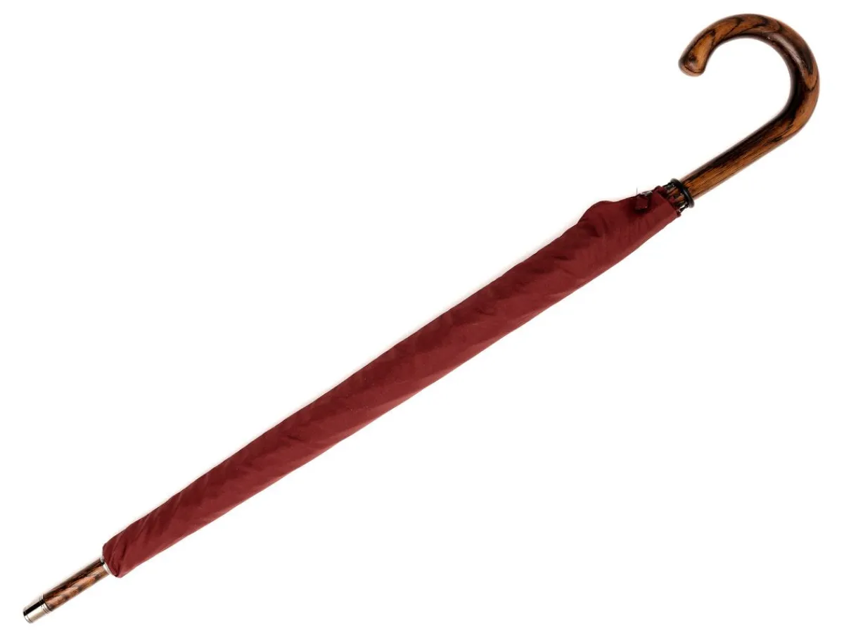 Umbrellas<Fox Umbrellas Solid Oak Bordeaux