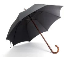 Umbrellas<Fox Umbrellas Solid Polished Cherrywood Black