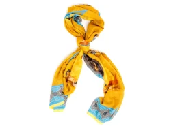 Scarves<Rubinacci Stole Samurai Yellow