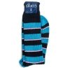 Socks<Corgi Striped Cotton Socks Blue