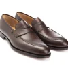 Summer Shoes | Loafers & Slip-ons<Crockett & Jones Sydney Dark Brown Burnished Calf