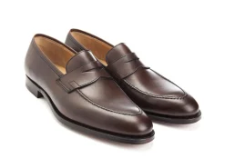 Summer Shoes | Loafers & Slip-ons<Crockett & Jones Sydney Dark Brown Burnished Calf