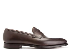Summer Shoes | Loafers & Slip-ons<Crockett & Jones Sydney Dark Brown Burnished Calf