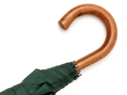Umbrellas<Fox Umbrellas Telescopic Malacca Handle Dark Green