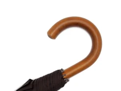 Umbrellas<Fox Umbrellas Telescopic Malacca Handle Brown