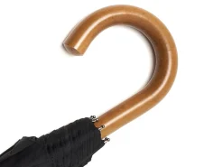 Umbrellas<Fox Umbrellas Telescopic Malacca Handle Black
