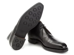 Rubber Soles | Boots<Crockett & Jones Tetbury Black Wax Calf