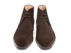 Rubber Soles | Boots<Crockett & Jones Tetbury Dark Brown Suede