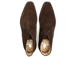 Rubber Soles | Boots<Crockett & Jones Tetbury Dark Brown Suede