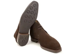 Rubber Soles | Boots<Crockett & Jones Tetbury Dark Brown Suede
