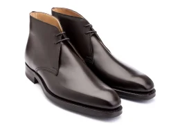 Rubber Soles | Boots<Crockett & Jones Tetbury Dark Brown Wax Calf