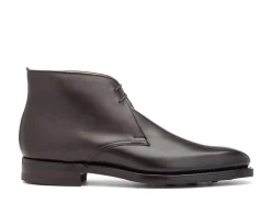 Rubber Soles | Boots<Crockett & Jones Tetbury Dark Brown Wax Calf