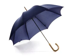 Umbrellas<Fox Umbrellas Tube Ash Handle Navy & White Polka Dot