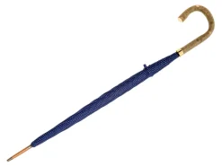 Umbrellas<Fox Umbrellas Tube Ash Handle Navy & White Polka Dot