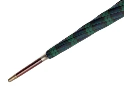 Umbrellas<Fox Umbrellas Tube Dark Brown Handle Black Watch Tartan