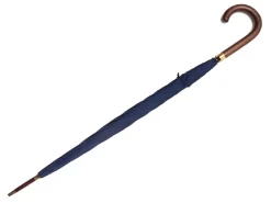 Umbrellas<Fox Umbrellas Tube Dark Brown Handle Navy
