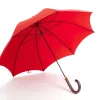Umbrellas<Fox Umbrellas Tube Dark Brown Handle Red