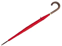 Umbrellas<Fox Umbrellas Tube Dark Brown Handle Red