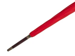 Umbrellas<Fox Umbrellas Tube Dark Brown Handle Red