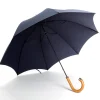 Umbrellas<Fox Umbrellas Tube Malacca Handle with Sterling Silver Fixtures Navy