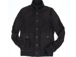 Outerwear | Jackets<Valstar ino Lined Navy Suede