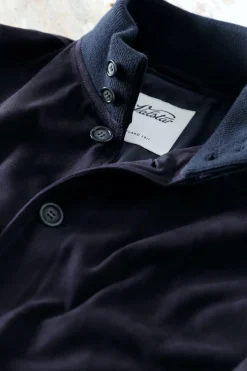 Outerwear | Jackets<Valstar ino Lined Navy Suede