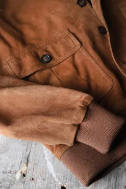 Outerwear | Jackets<Valstar ino Lined Tobacco Suede