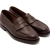 Summer Shoes | Penny Loafers<Crockett & Jones Vaucluse Dark Brown Country Calf
