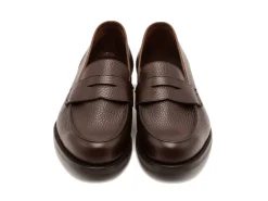 Summer Shoes | Penny Loafers<Crockett & Jones Vaucluse Dark Brown Country Calf
