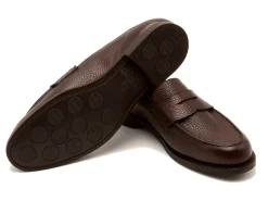 Summer Shoes | Penny Loafers<Crockett & Jones Vaucluse Dark Brown Country Calf
