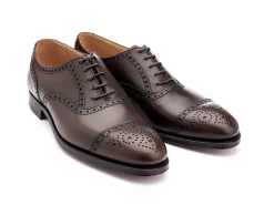 Oxfords | Brogues<Crockett & Jones Westfield Dark Brown Burnished Calf