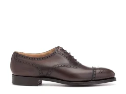 Oxfords | Brogues<Crockett & Jones Westfield Dark Brown Burnished Calf