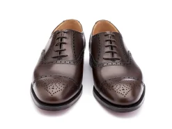 Oxfords | Brogues<Crockett & Jones Westfield Dark Brown Burnished Calf