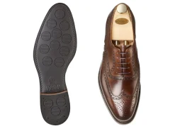 Rubber Soles | Oxfords<Crockett & Jones Westgate 2 Dark Brown Burnished Calf [PRE-ORDER]
