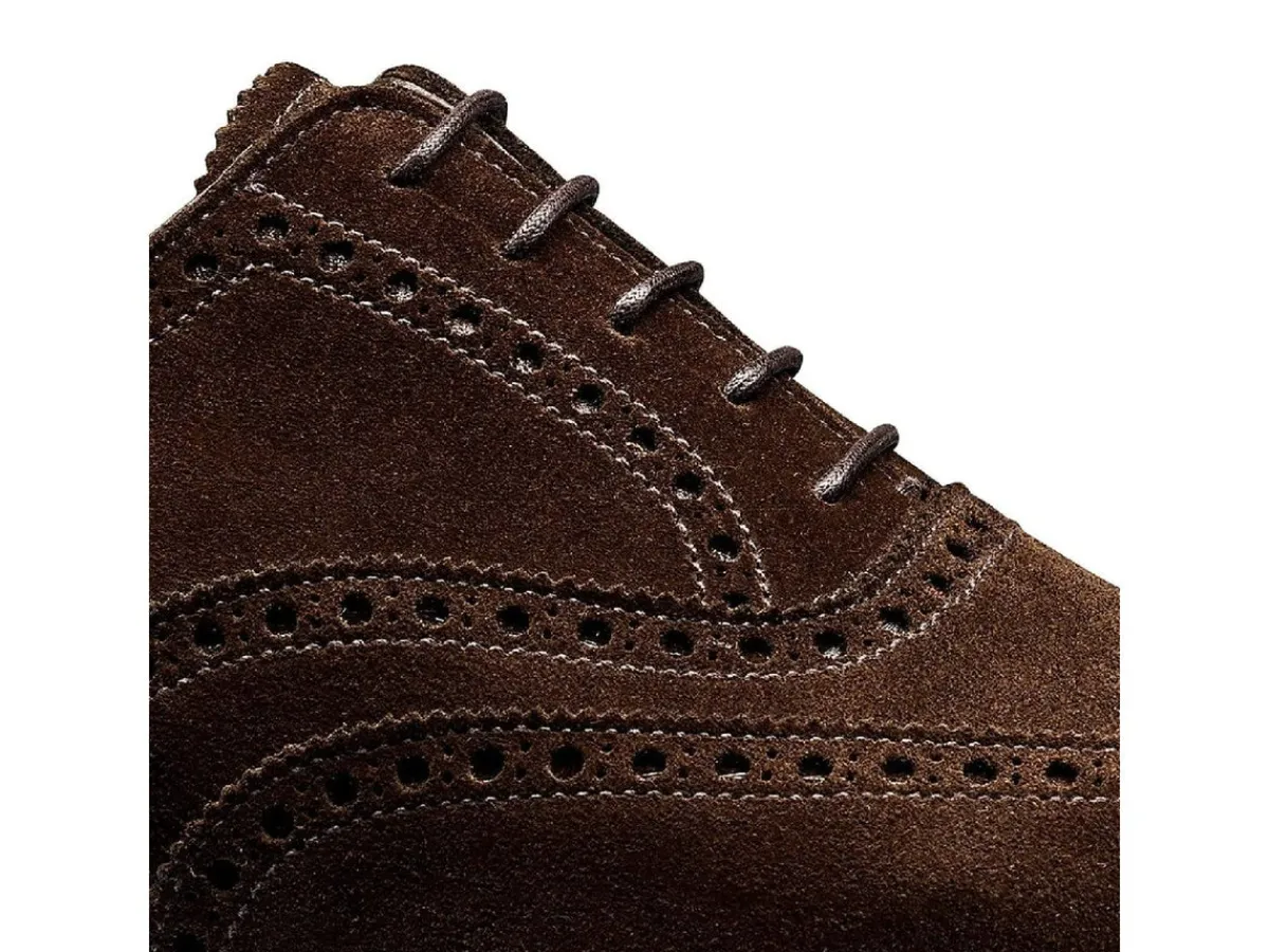 Suede | Rubber Soles<Crockett & Jones Westgate 2 Dark Brown Calf Suede