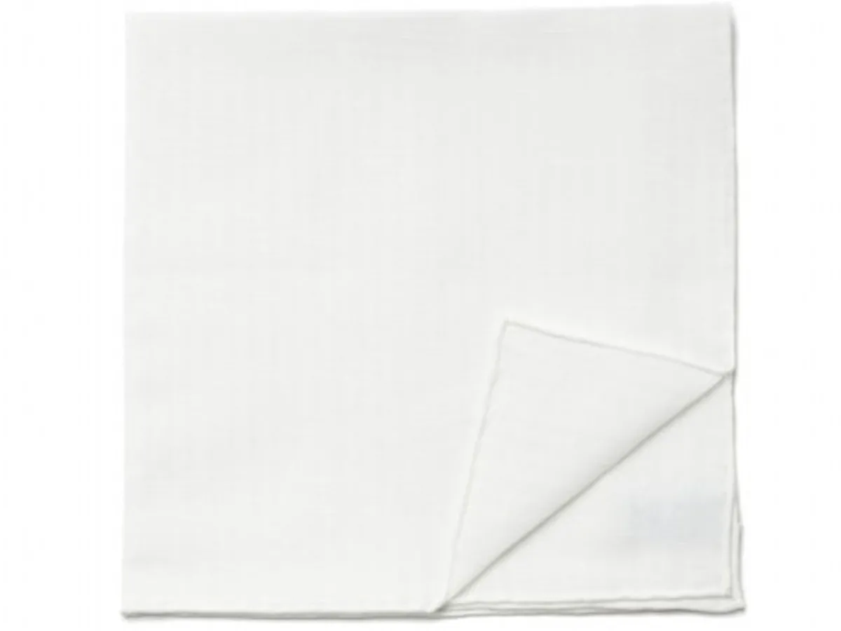 Pocket Squares<Carlo Riva White Linen Pochette