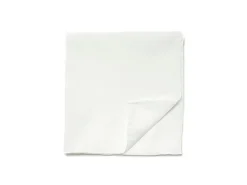 Pocket Squares<Carlo Riva White Linen-Cotton Pochette with White Edge